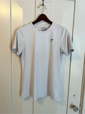 Gymshark Men’s White Short Sleeve Performance Tee